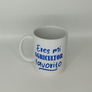 Taza eres mi agricultor favorito azul 1