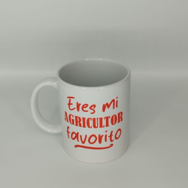 Taza eres mi agricultor favorito rojo 1